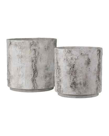Currey and Company Faux Birch Small Planter