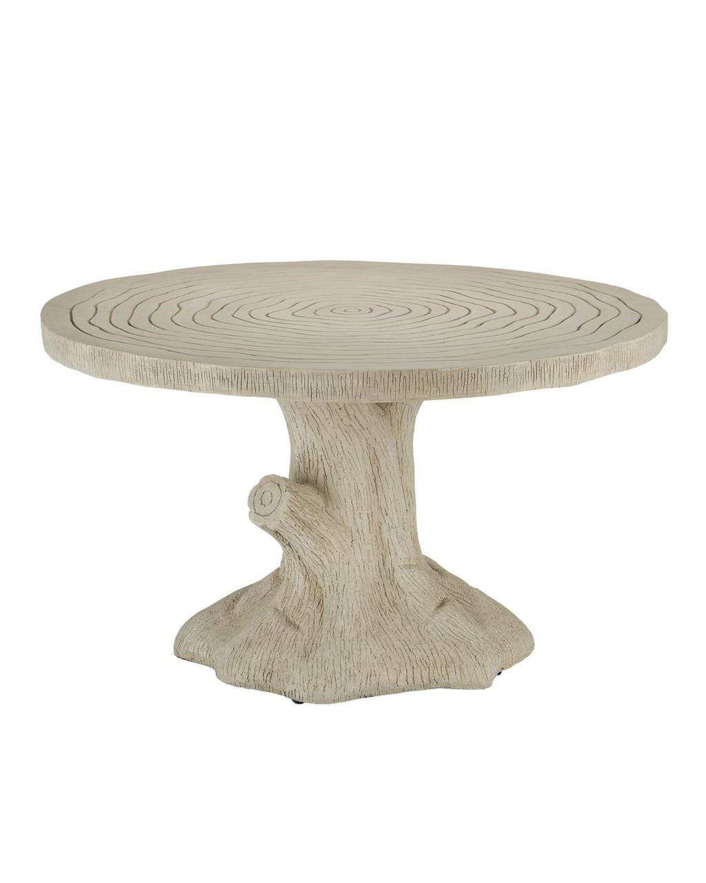 Currey and Company Faux Bois Cocktail Table