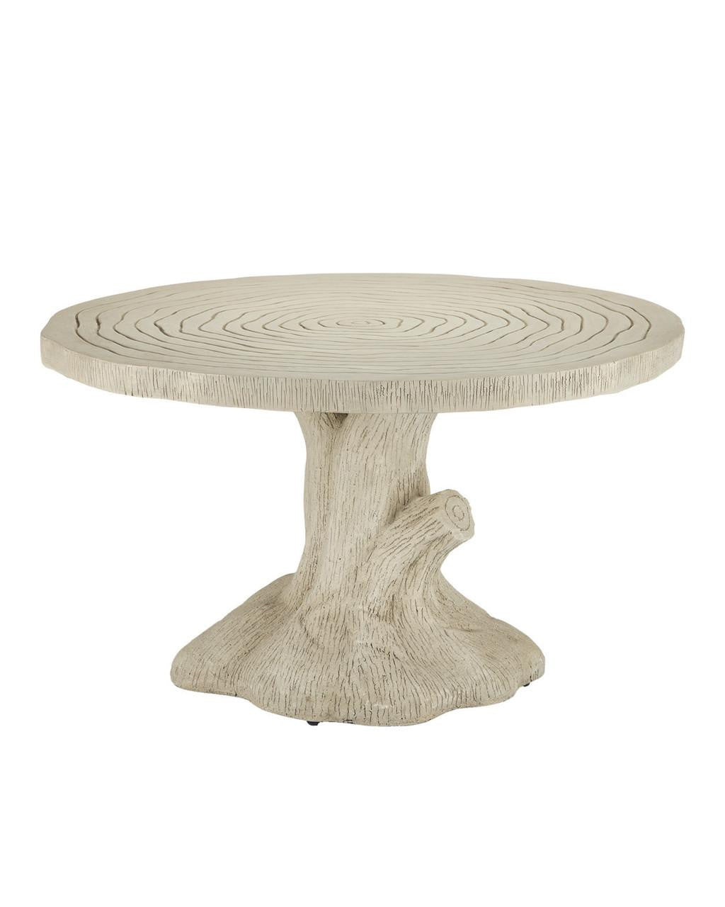 Currey and Company Faux Bois Cocktail Table Portland, Faux Bois