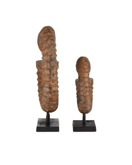 Currey and Company Faux Horn, Set of 2