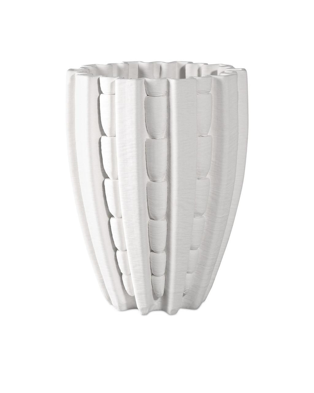 Currey and Company Fluted Vase - Thumbnail 4