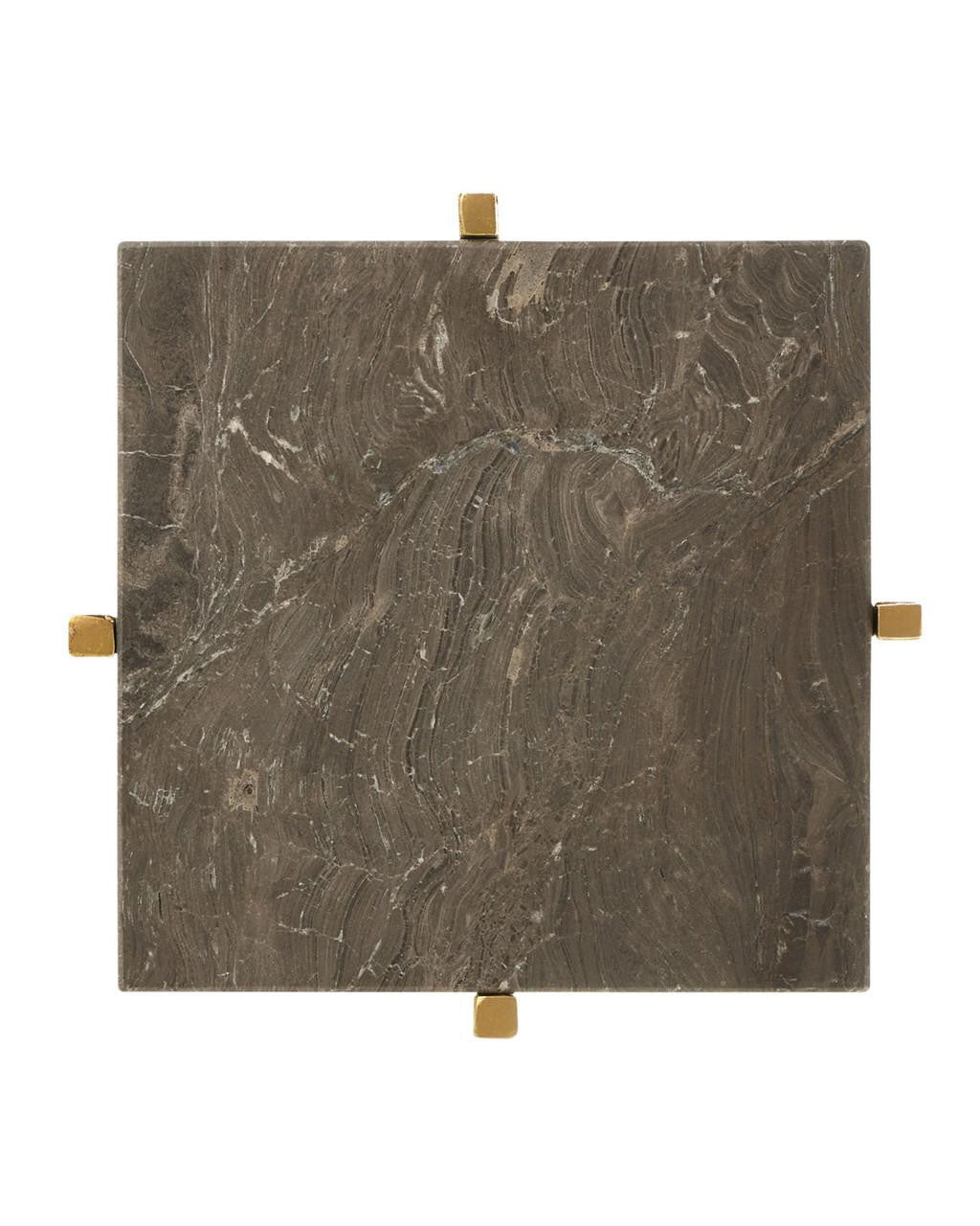 Currey and Company Flying Marble Drinks Table - Thumbnail 4