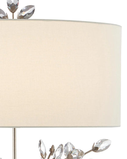 Currey and Company Forget-Me-Not Silver Table Lamp