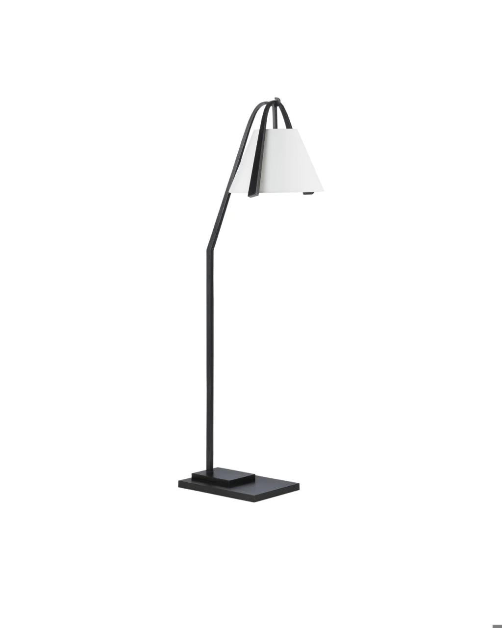 Currey and Company Frey Black Floor Lamp