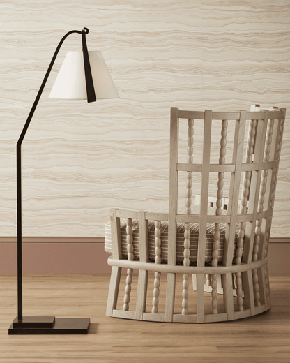Currey and Company Frey Black Floor Lamp