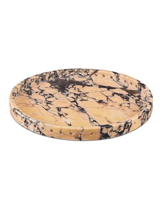 Currey and Company Freya Round Tray