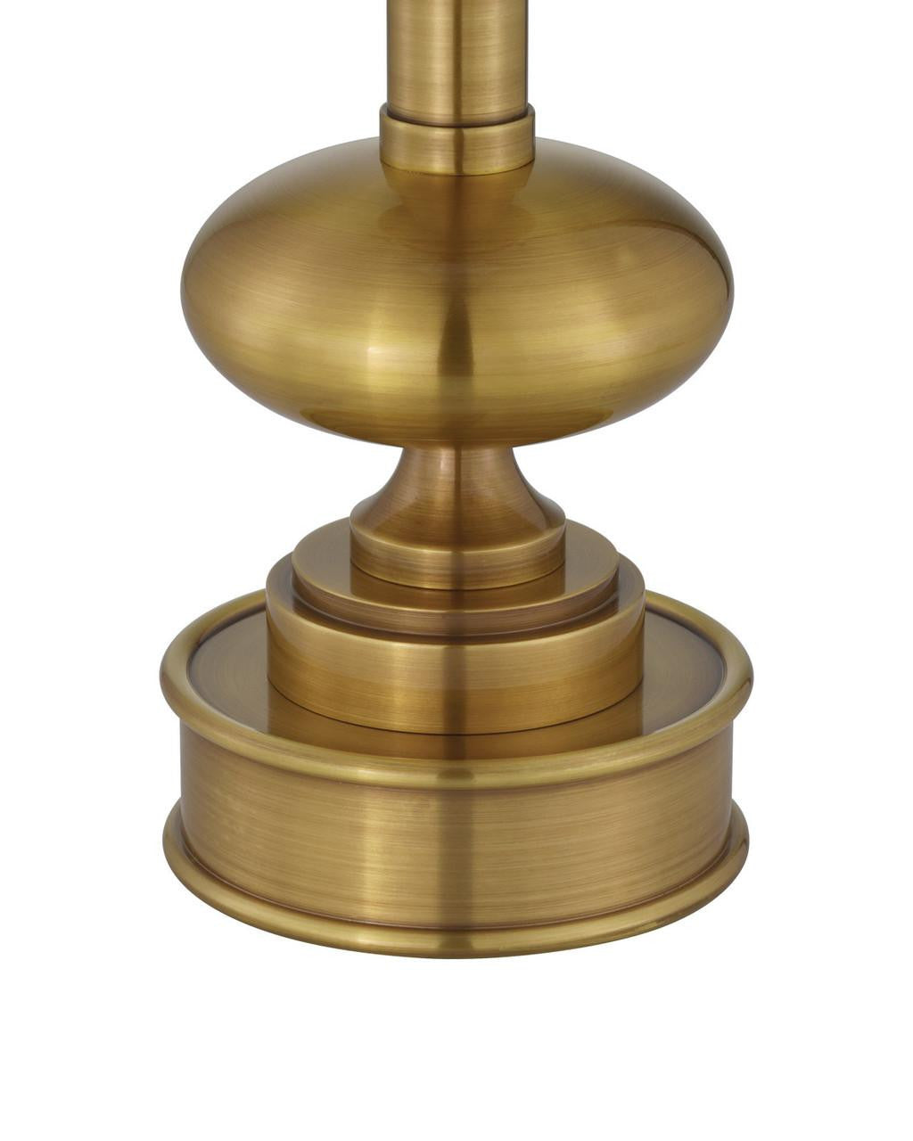 Currey and Company Galavant Brass Cordless Table Lamp