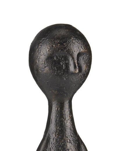 Currey and Company Ganav Bronze Figure, Set of 3