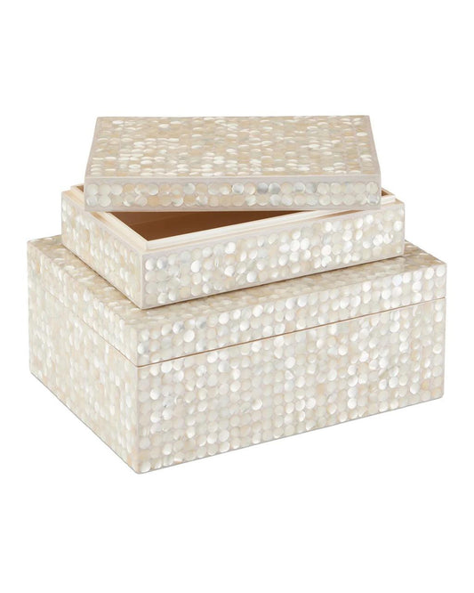Currey and Company Gerri Dot Box, Set of 2