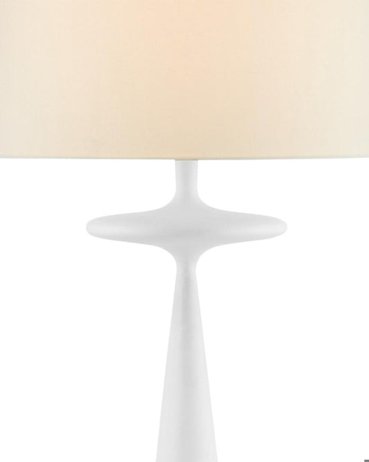 Currey and Company Giacomo White Floor Lamp