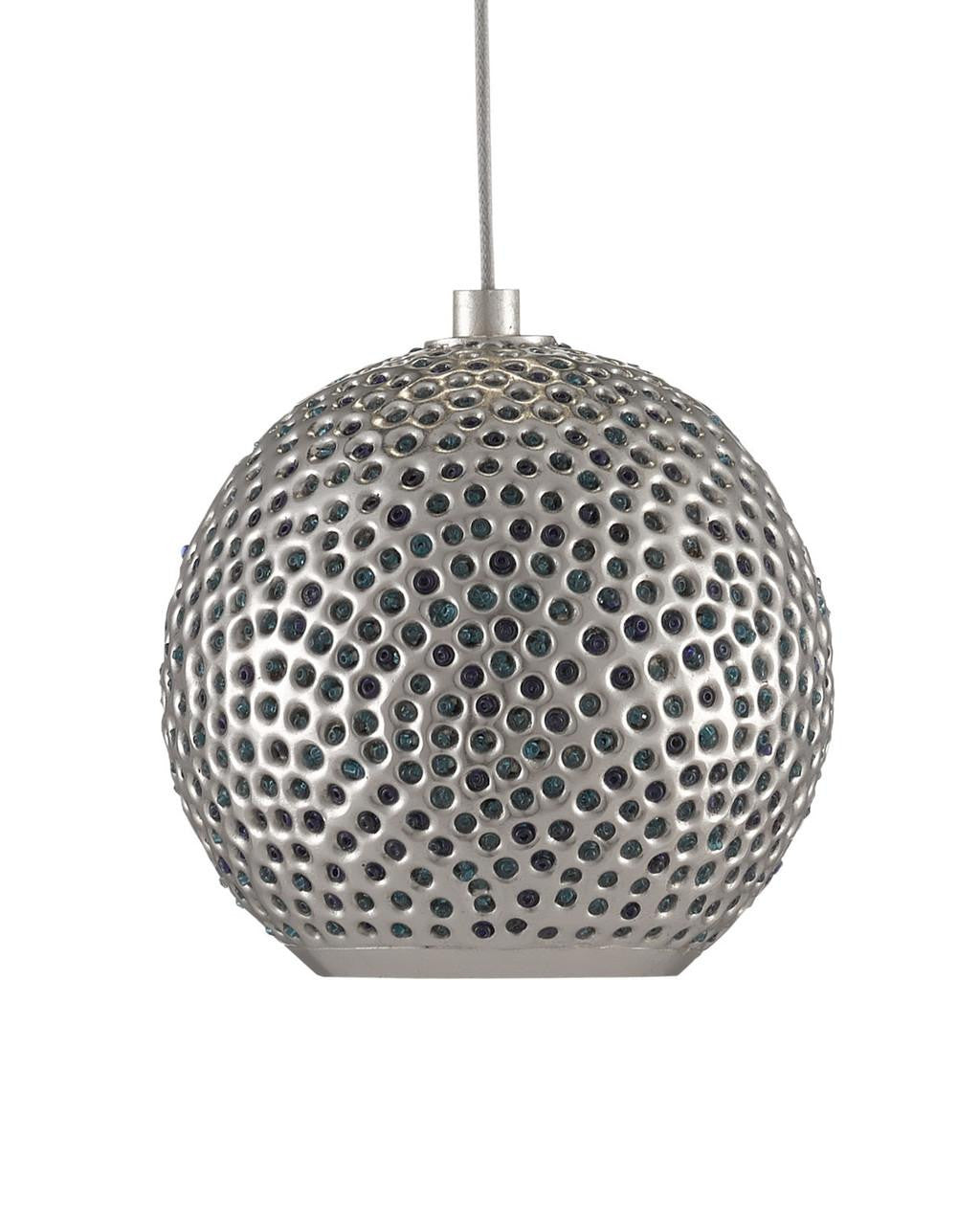 Currey and Company Giro 7-Light Linear Multi-Drop Pendant