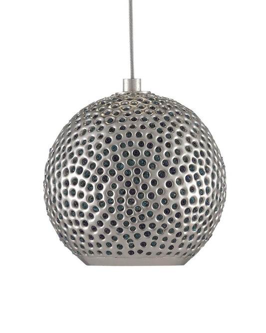 Currey and Company Giro 7-Light Linear Multi-Drop Pendant