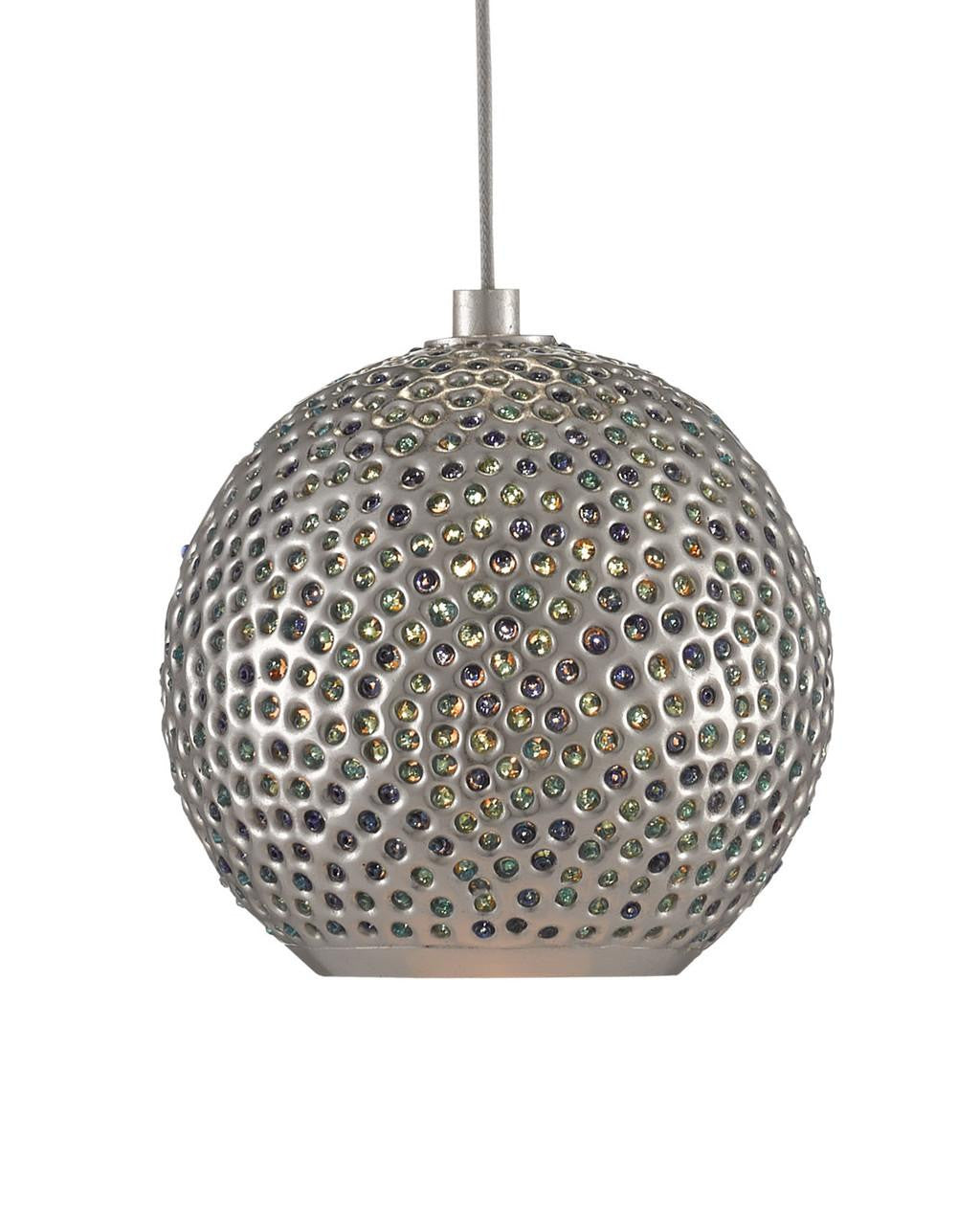 Currey and Company Giro 7-Light Linear Multi-Drop Pendant