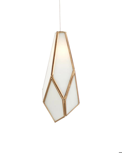 Currey and Company Glace White 3-Light Round Multi-Drop Pendant