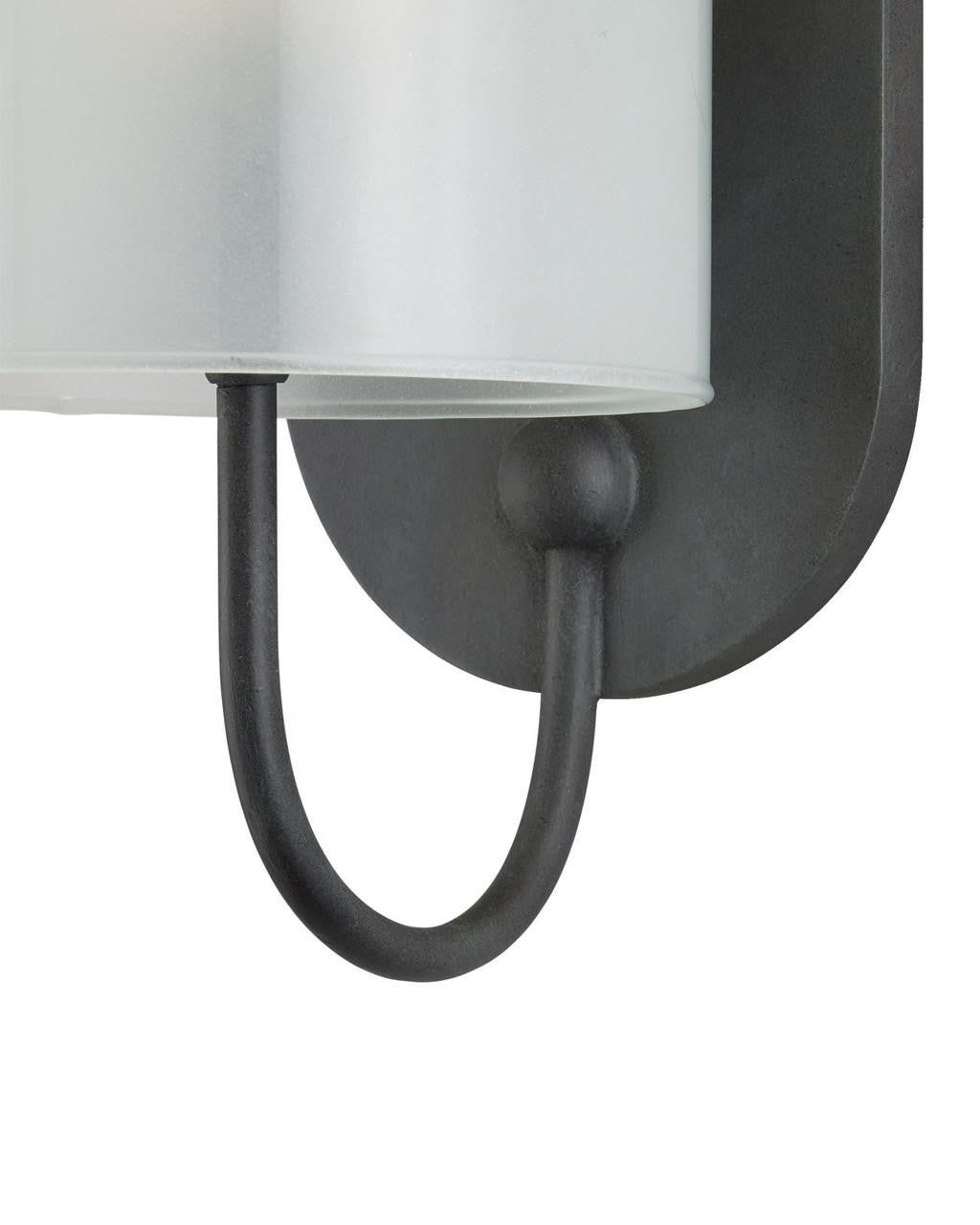 Currey and Company Glacier Bronze Wall Sconce