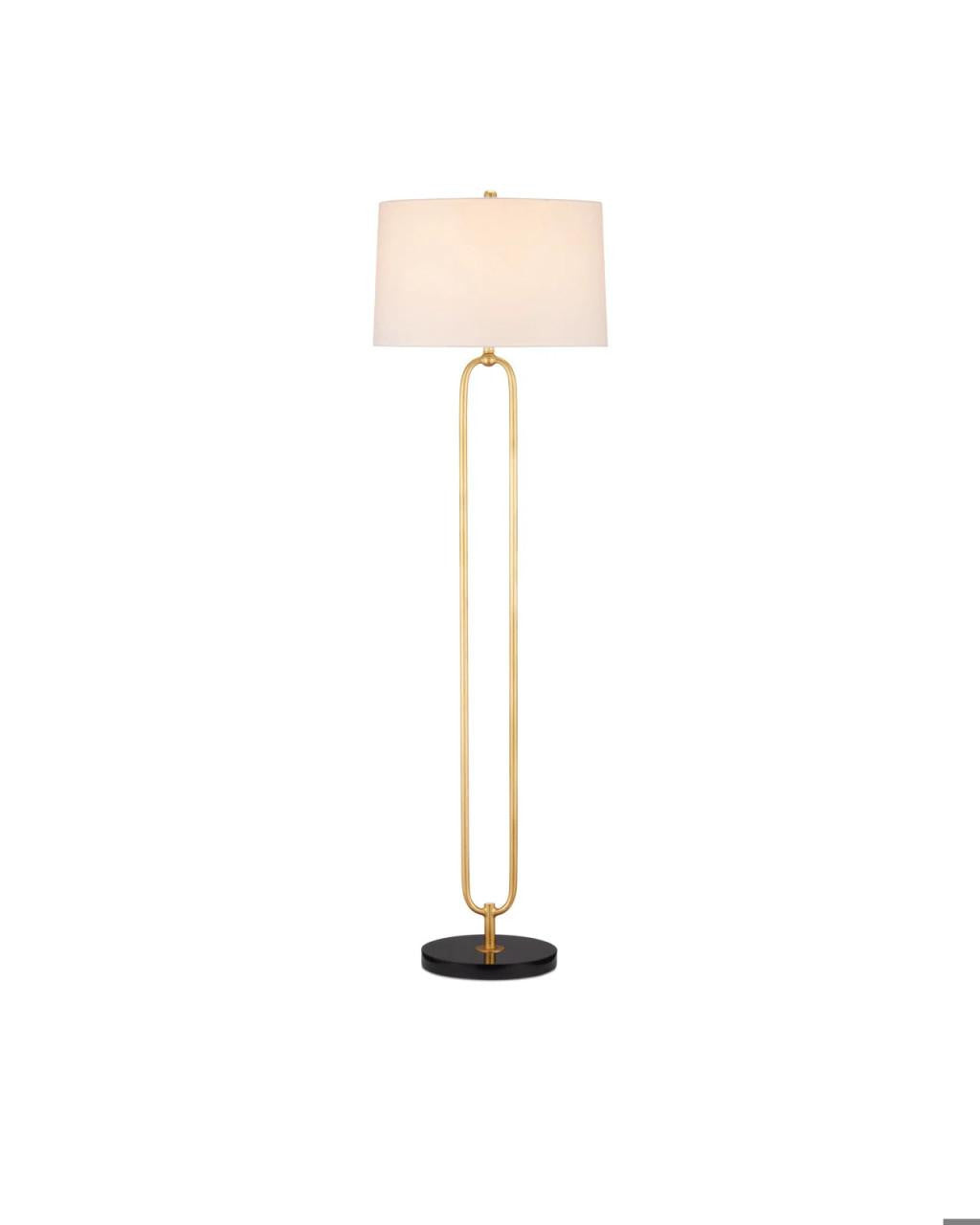 Currey and Company Glossary Floor Lamp