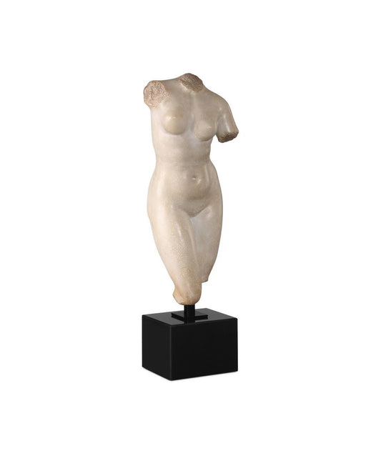 Currey and Company Goddess Venus Aged Beige, Black