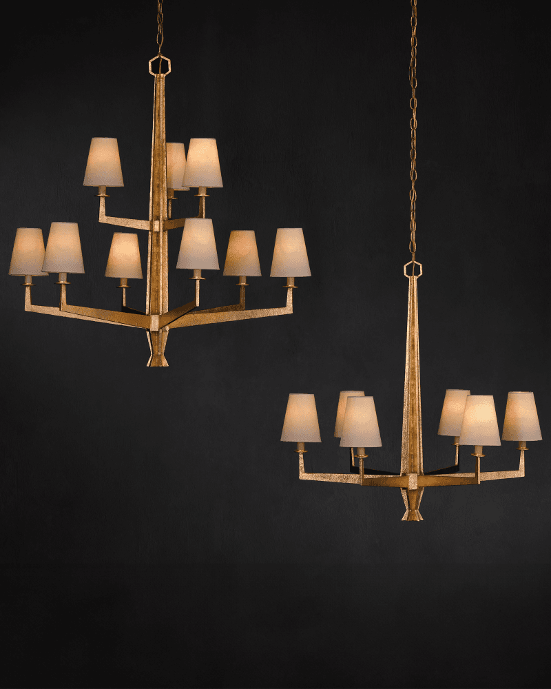 Currey and Company Goldfinch Large Chandelier