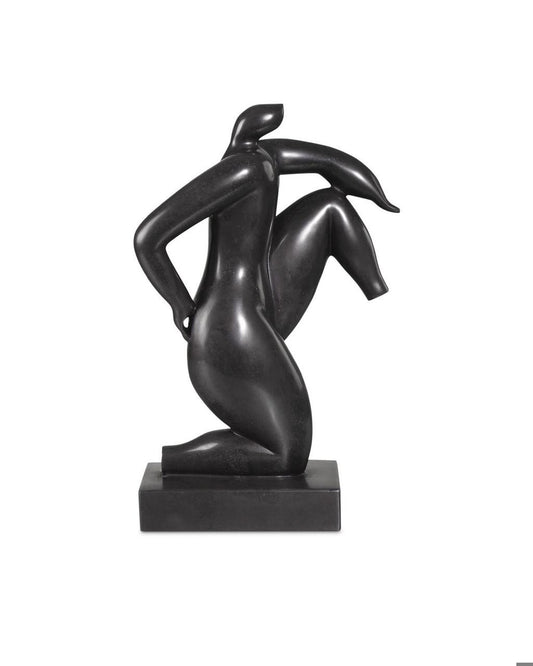 Currey and Company Greek Runner Black