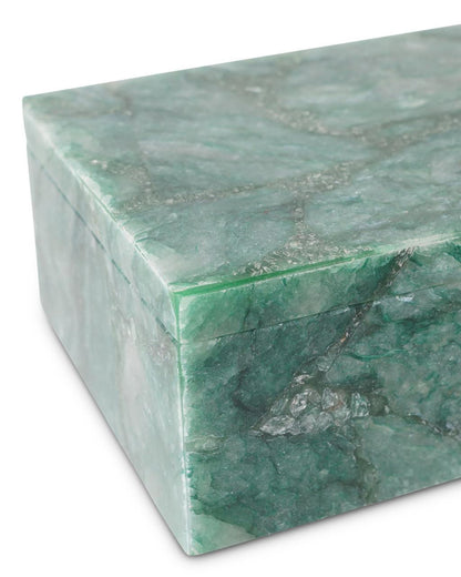 Currey and Company Green Aventurine Box