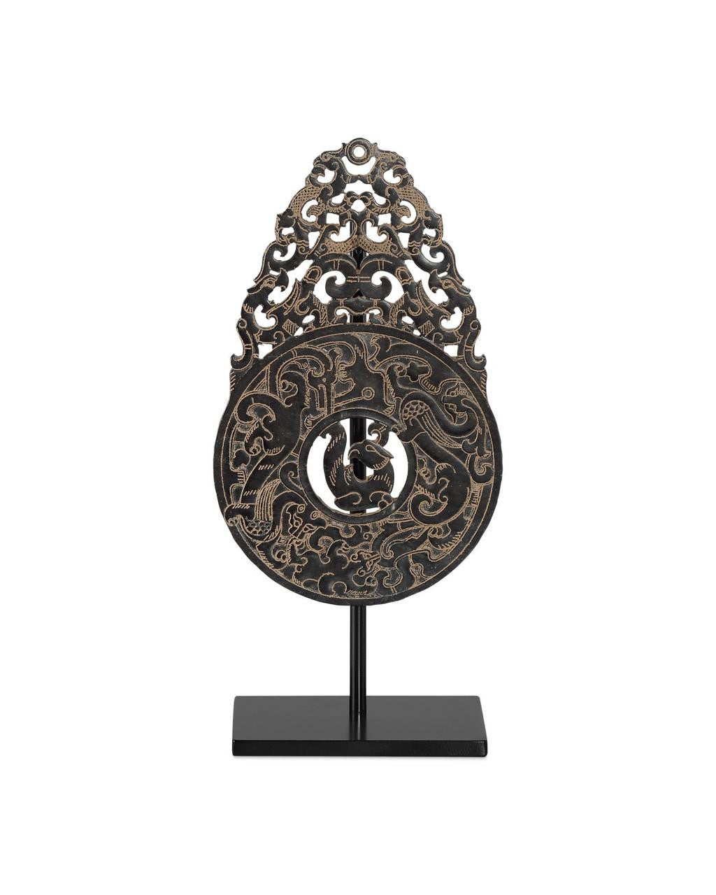 Currey and Company Han Dynasty Jade Symbol