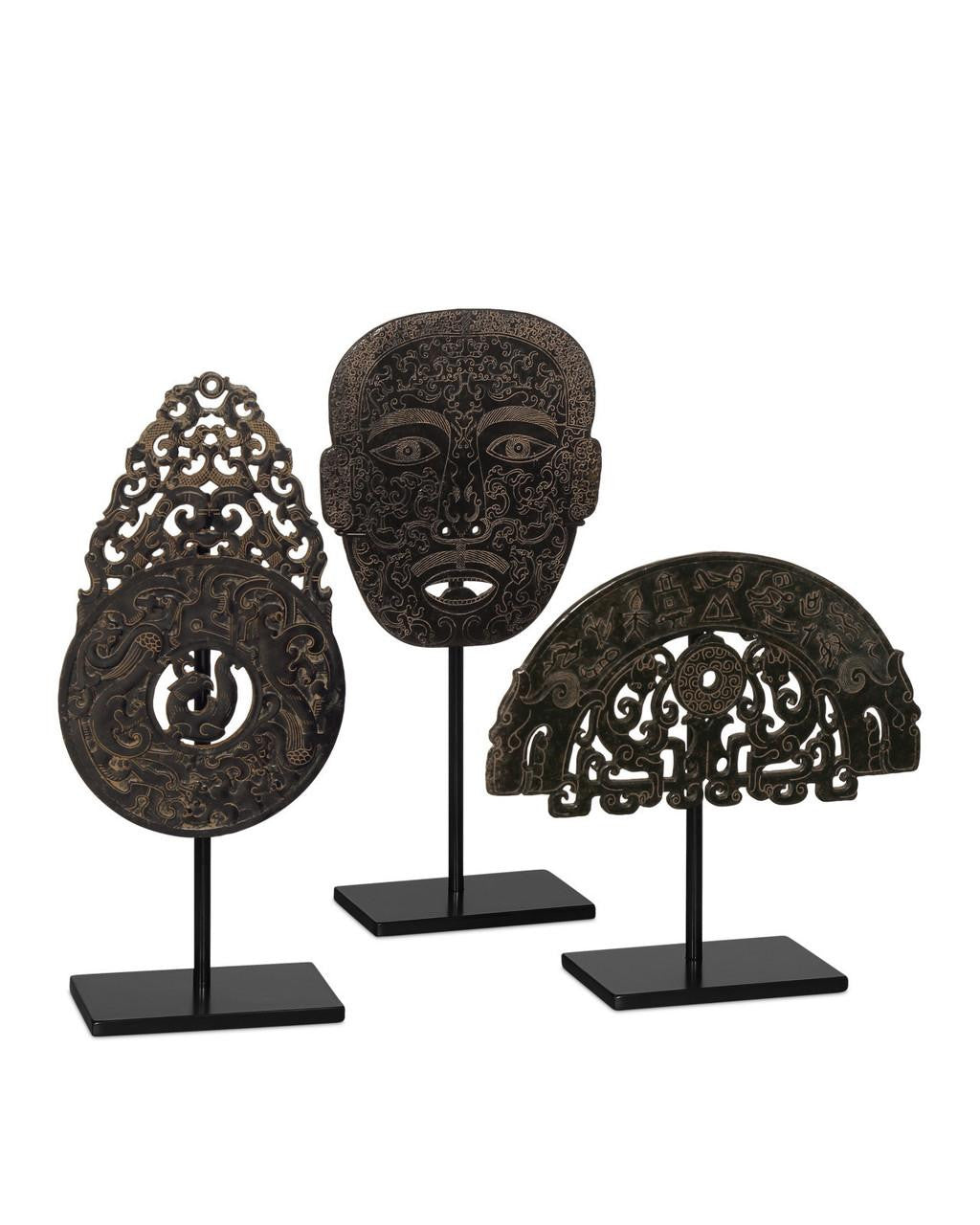 Currey and Company Han Dynasty Jade Symbol