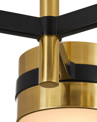 Currey and Company Heybrook Semi-Flush Mount
