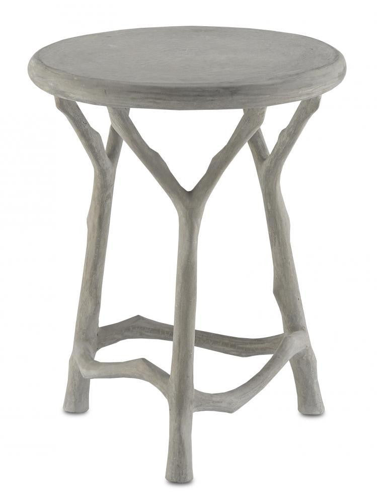Currey and Company Hidcote Small Accent Table Portland, Faux Bois