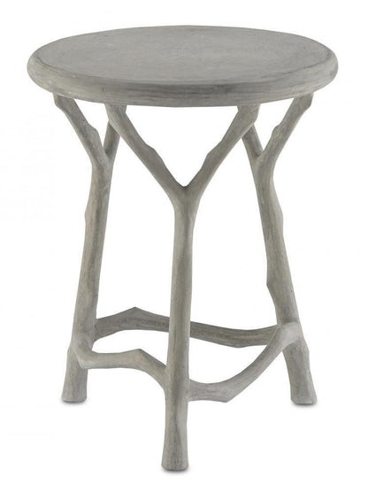 Currey and Company Hidcote Small Accent Table Portland, Faux Bois