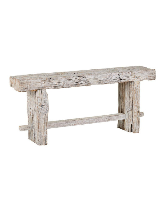 Currey and Company Holland Console Table Whitewash