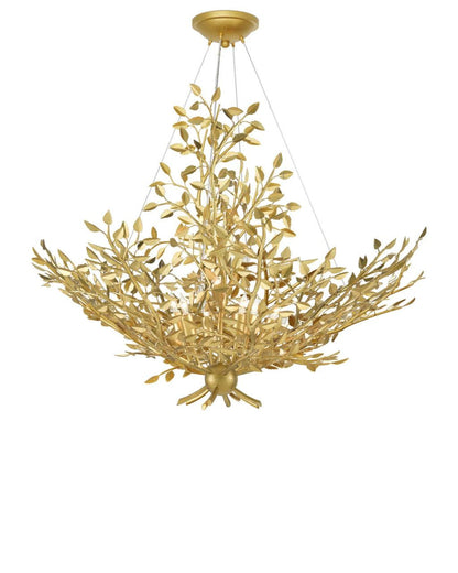 Currey and Company Huckleberry Gold Chandelier
