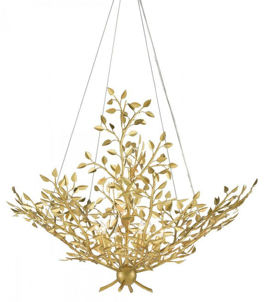 Currey and Company Huckleberry Gold Chandelier