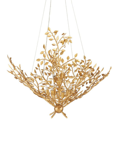 Currey and Company Huckleberry Gold Chandelier