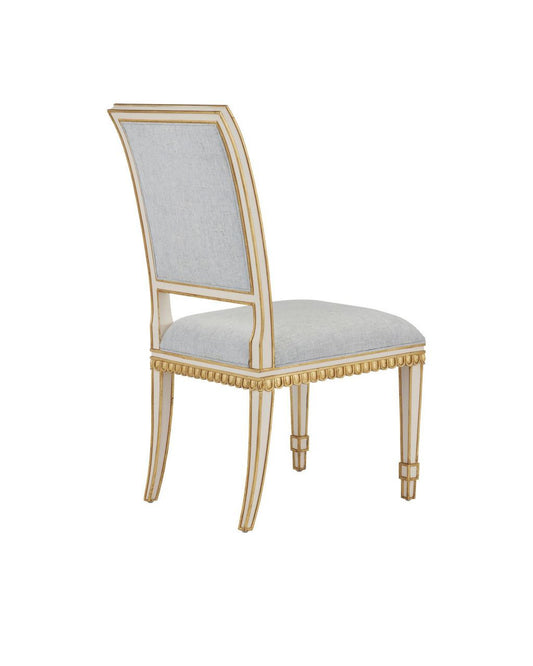 Currey and Company Ines Ivory Chair, Mixology Moonstone