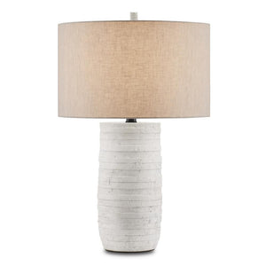 Currey and Company Innkeeper White Table Lamp White