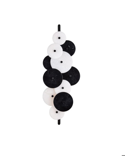 Currey and Company Inyo Wall Sconce Natural, Satin Black