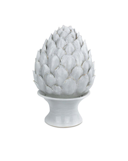 Currey and Company Ivory Artichoke White