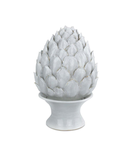 Currey and Company Ivory Artichoke White