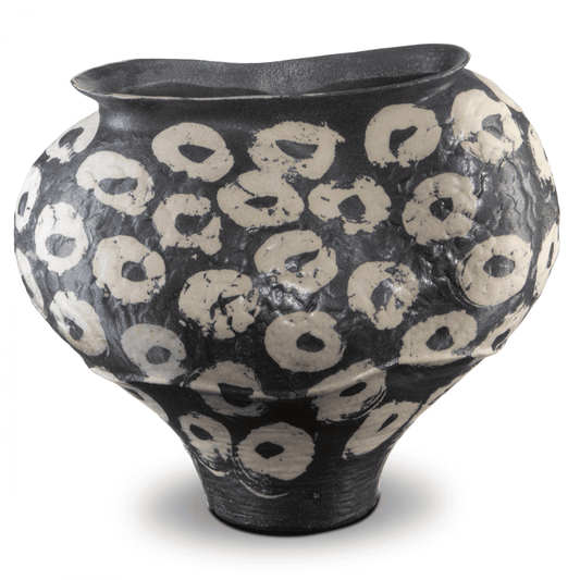 Currey and Company Japonesque Bowl Black, Light Mud