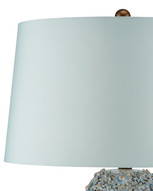 Currey and Company Jessamine Blue Table Lamp
