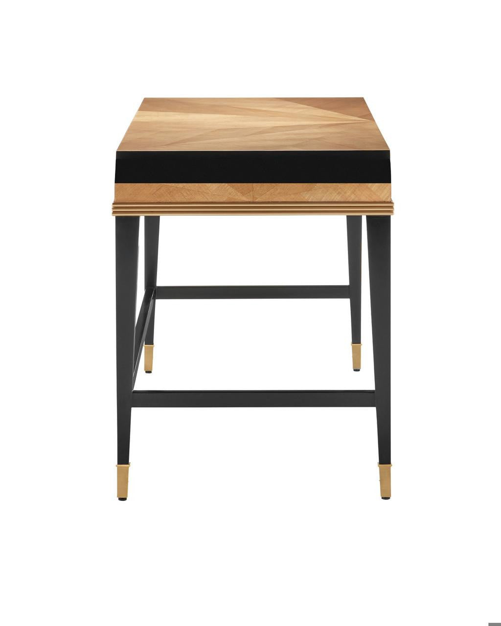 Currey and Company Kallista Taupe Large Desk