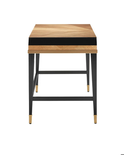 Currey and Company Kallista Taupe Large Desk