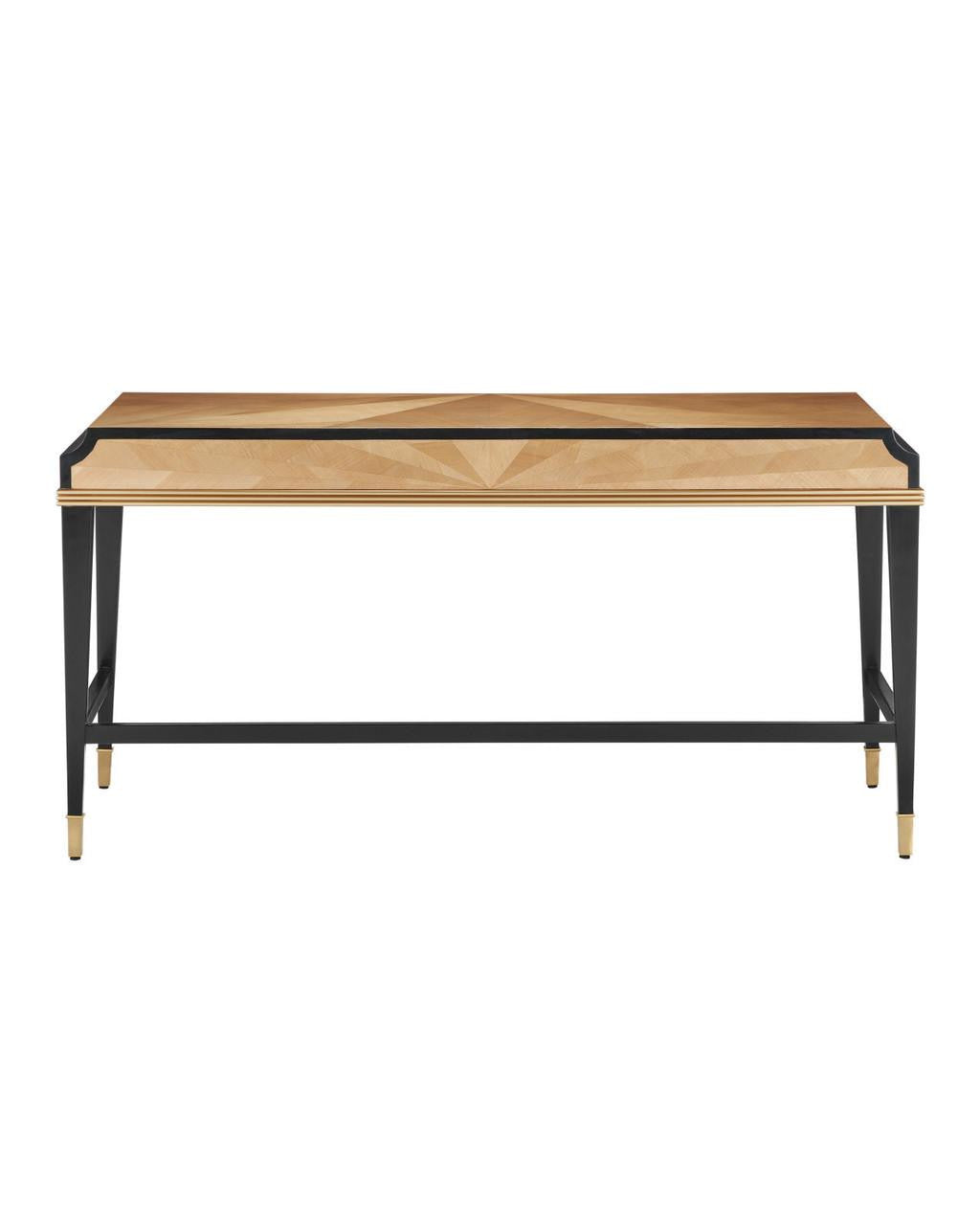 Currey and Company Kallista Taupe Large Desk