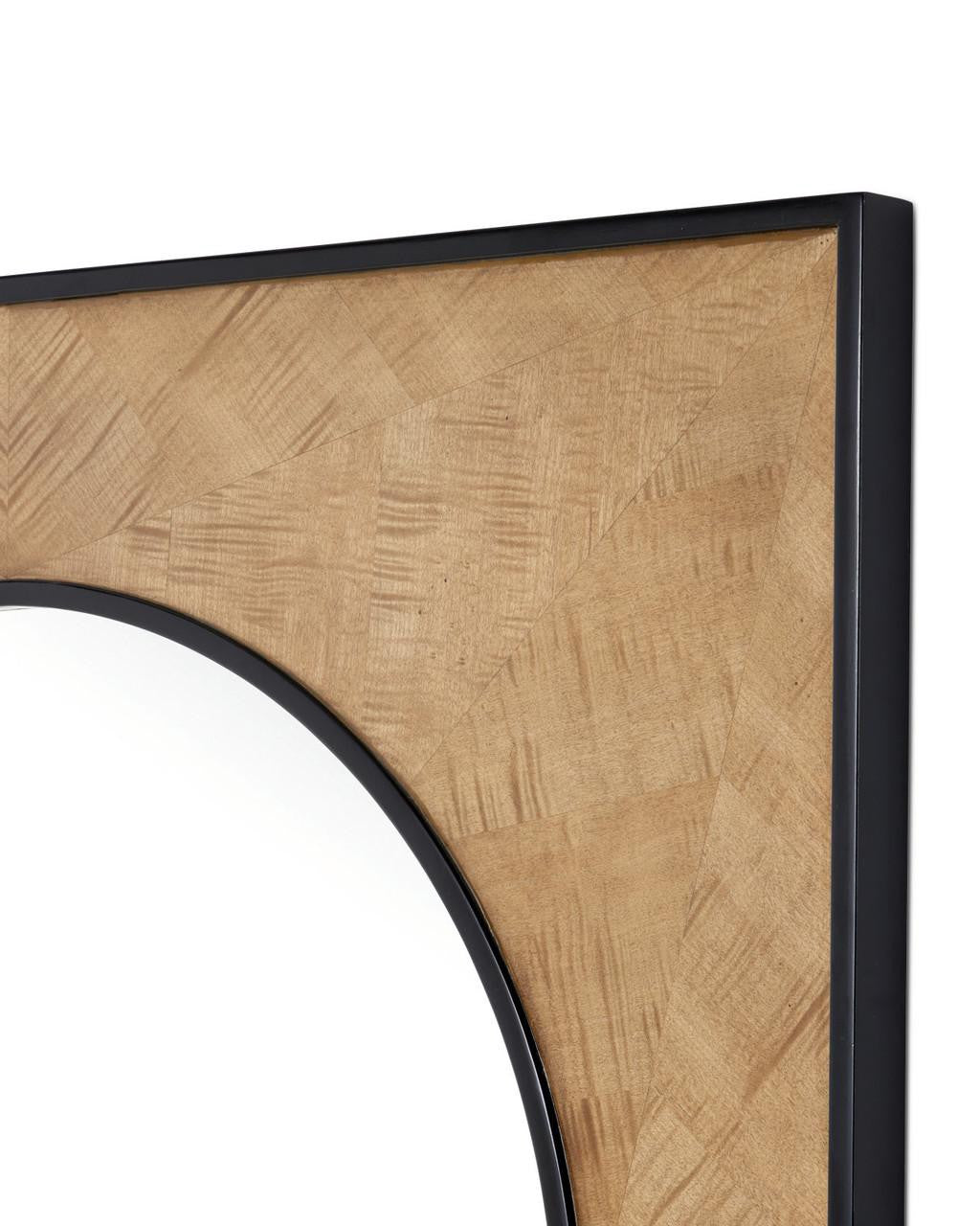 Currey and Company Kallista Taupe Large Mirror