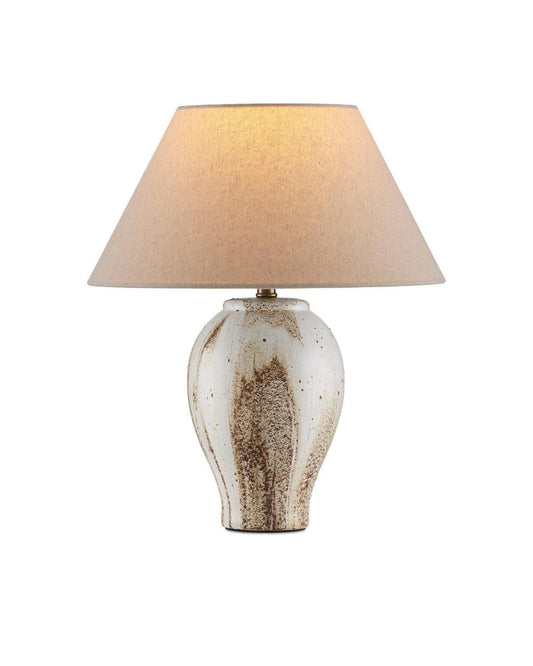 Currey and Company Latte Beige Table Lamp Beige, Off-White