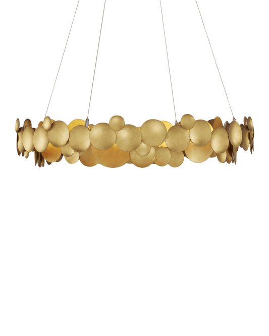 Currey and Company Lavengro Gold Chandelier