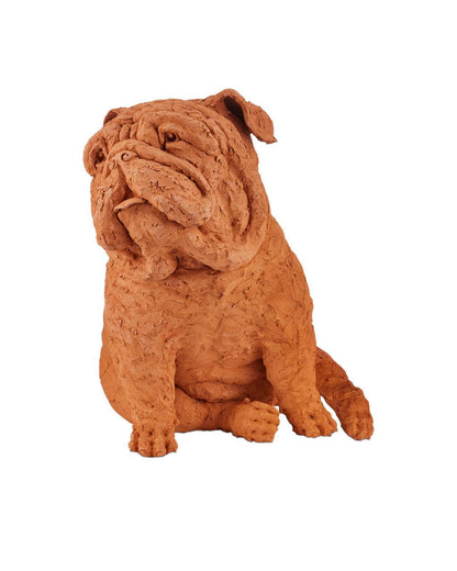 Currey and Company Leonard Churchill the Bulldog Natural
