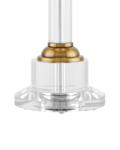 Currey and Company Lothian Clear Table Lamp