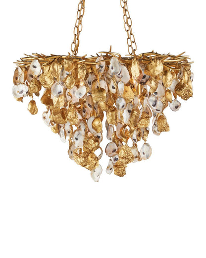 Currey and Company Lucullan Gold Chandelier
