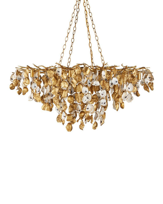 Currey and Company Lucullan Gold Chandelier
